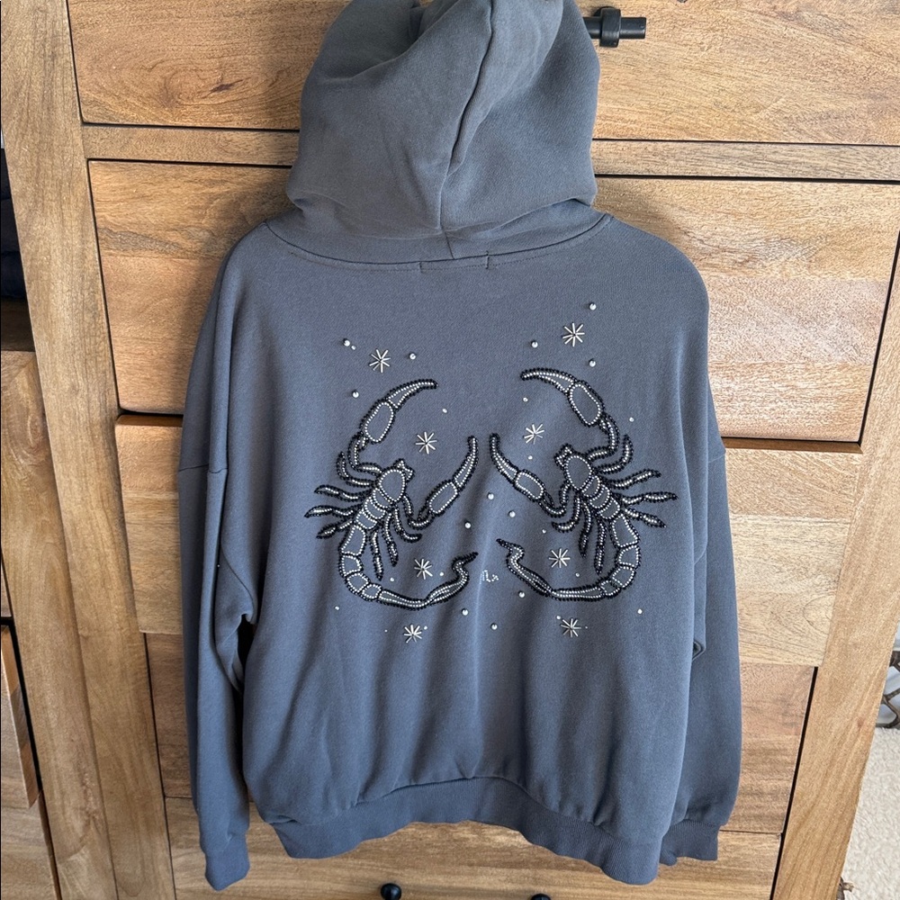 Forever 21 Scorpio Charcoal Hoodie